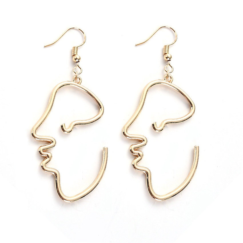 Hoop Abstract Face: Conversation Piece and very Artsy